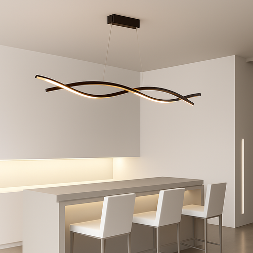 suspension moderne à led pour décoration intérieure élégante