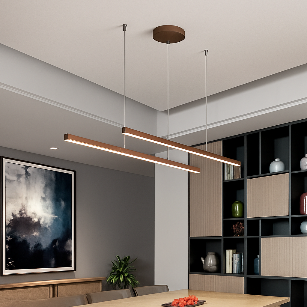 suspension moderne à led pour intérieur élégant et minimaliste - vue 3 sur 16