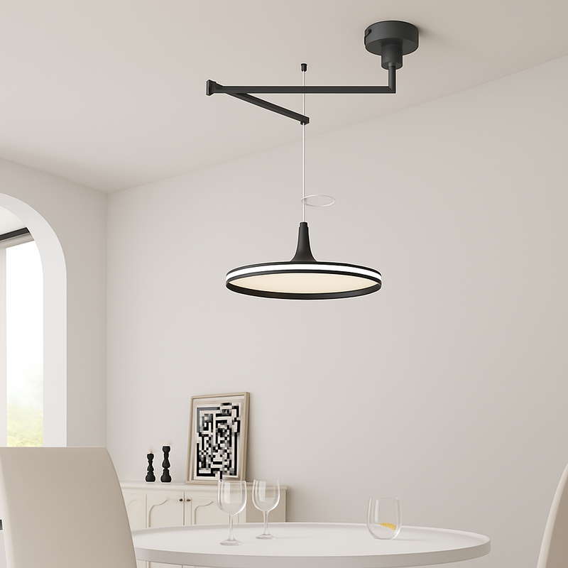 Suspension Moderne LED Salon Salle À Manger Cuisine Lumières Éclairage Intérieur Décor À La Maison Bras Réglable