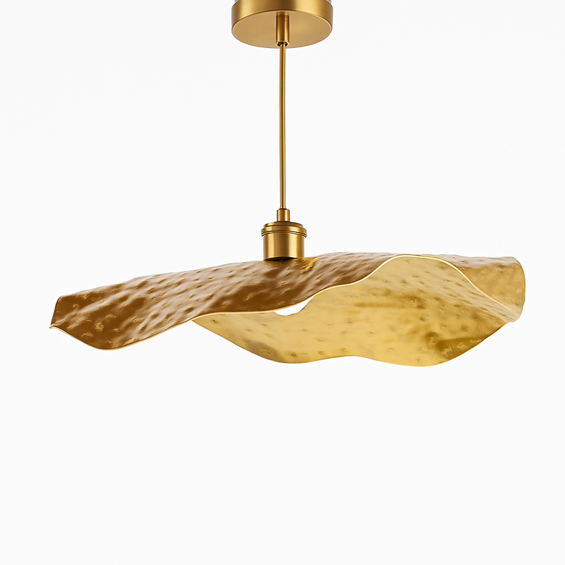 suspension nordique créative en forme de feuille de lotus décorative