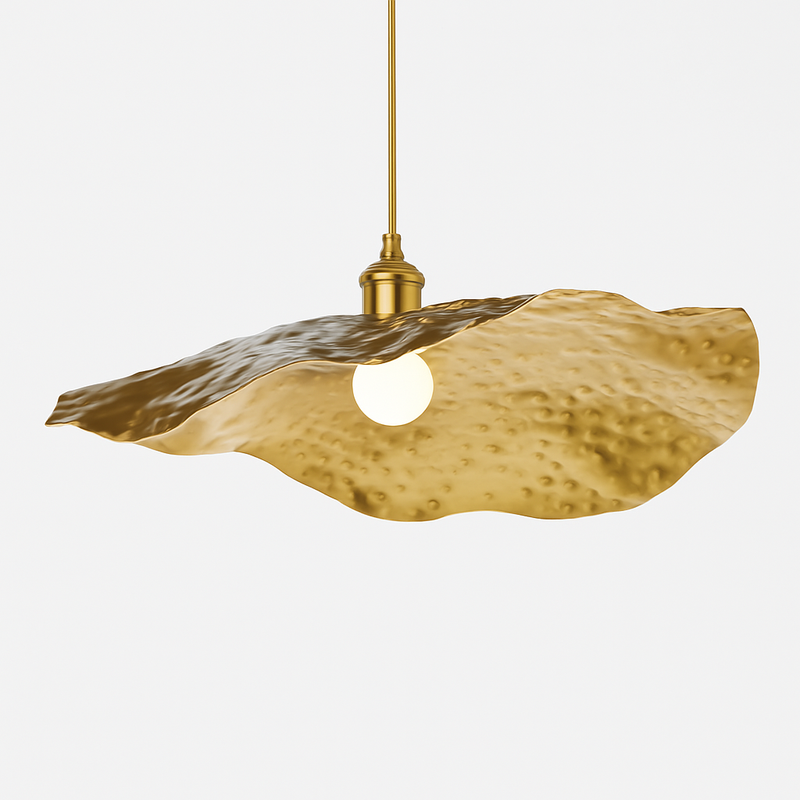 suspension nordique créative en forme de feuille de lotus décorative