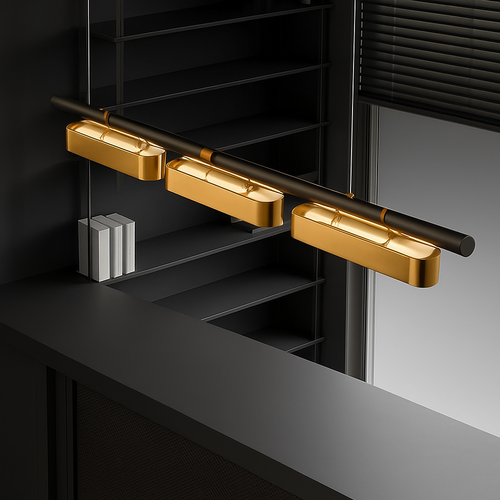 suspension nordique design moderne pour décoration intérieure avec lumières LED - vue 5 sur 9