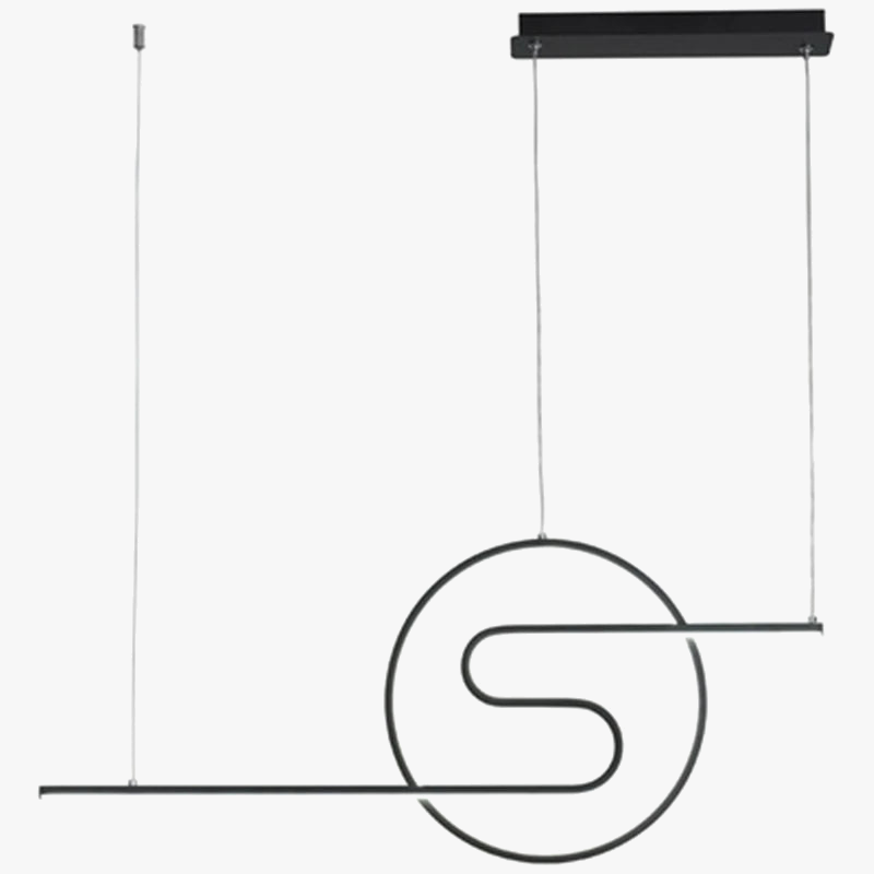suspension nordique led réglable pour hôtel boutique