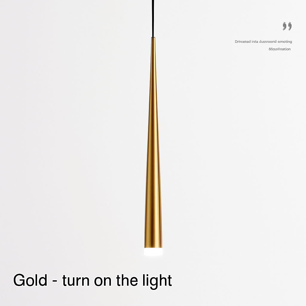 Suspension Nordique moderne LED chambre tête de lit 7W Tube lumineux famille cuisine salle à manger décoration intérieure - vue 7 sur 8