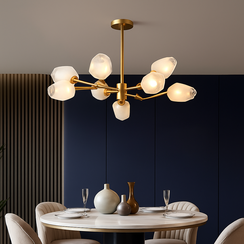 suspension nordique pour éclairage intérieur avec lustre - vue 3 sur 16