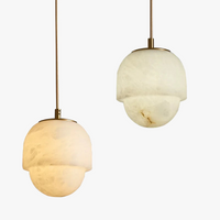 Suspension rondes en marbre