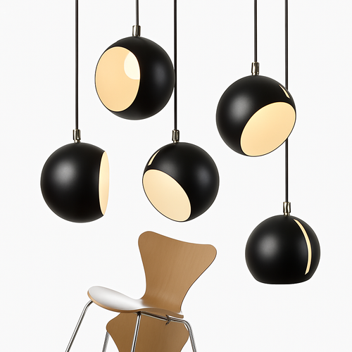 Suspension rotative moderne en forme d'araignée pour loft industriel - vue 4 sur 17