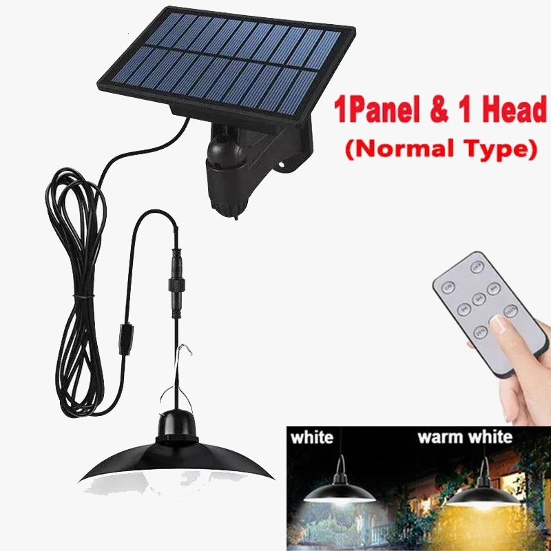 Lampes Solaires Extérieures Double Tête Avec Télécommande - IP65 étanche - Décoration Jardin, Terrasse, Allée