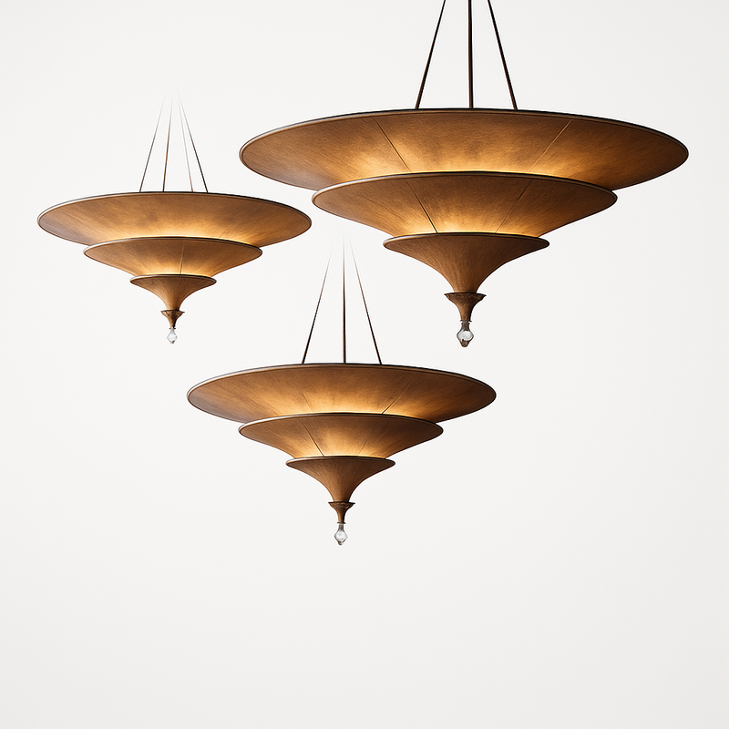 suspension style vintage wabi-sabi d'asie du sud-est