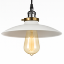Suspension vintage à LED style rétro en métal