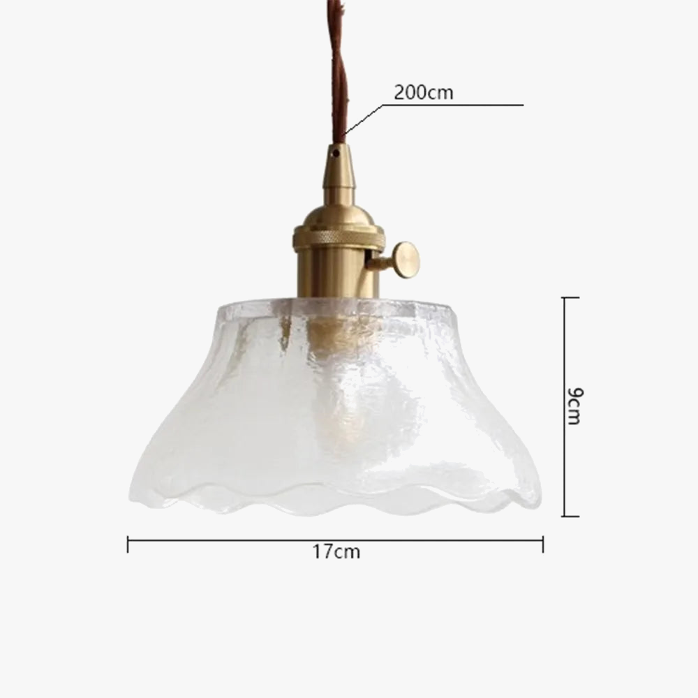 suspension vintage loft en laiton verre pour décoration maison