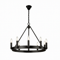 suspension vintage rétro en fer forgé éclairage intérieur en led