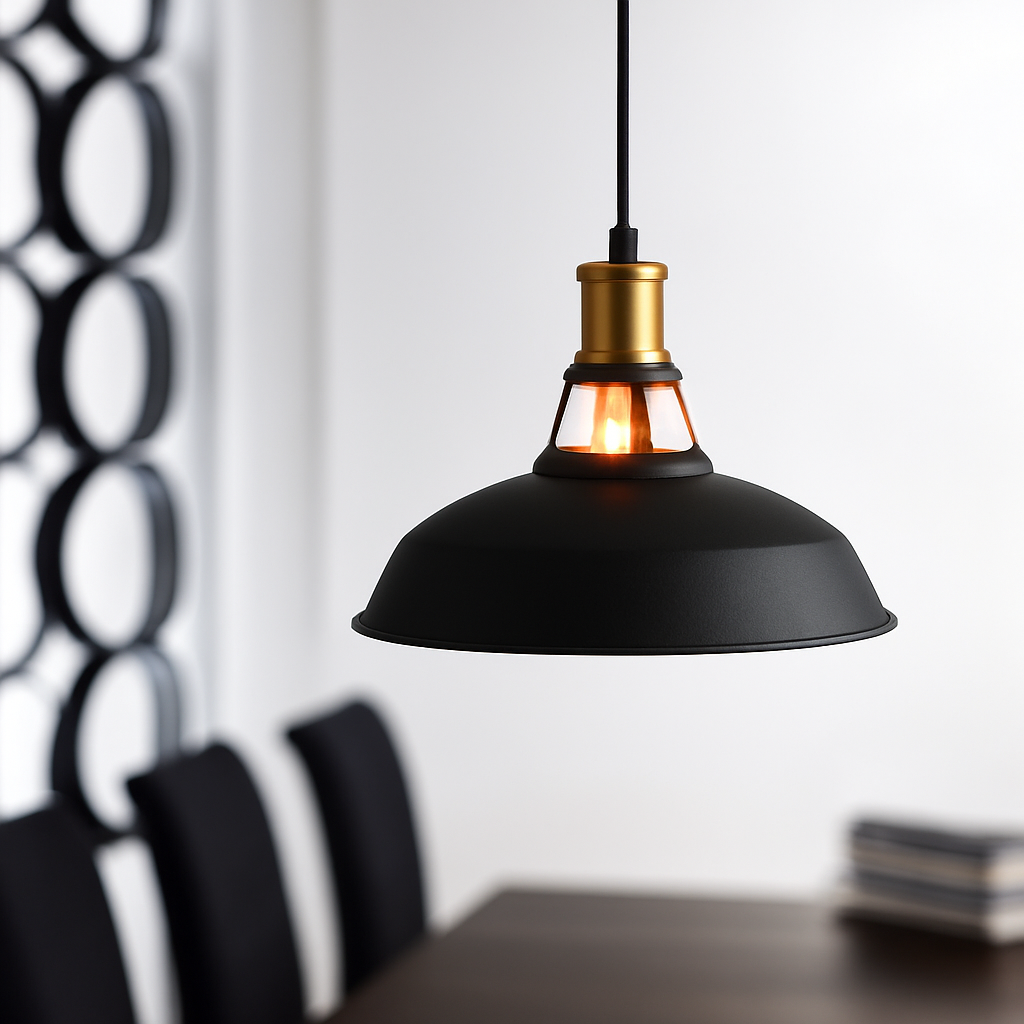 suspension vintage rétro pour éclairage intérieur design élégant - vue 5 sur 10