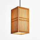 suspension zen bois vintage japonais