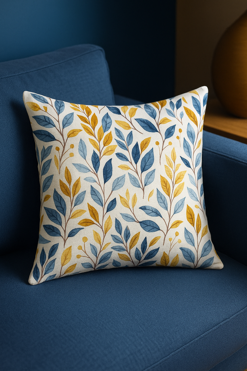 taie d'oreiller carrée à fleurs décoratives 45 cm