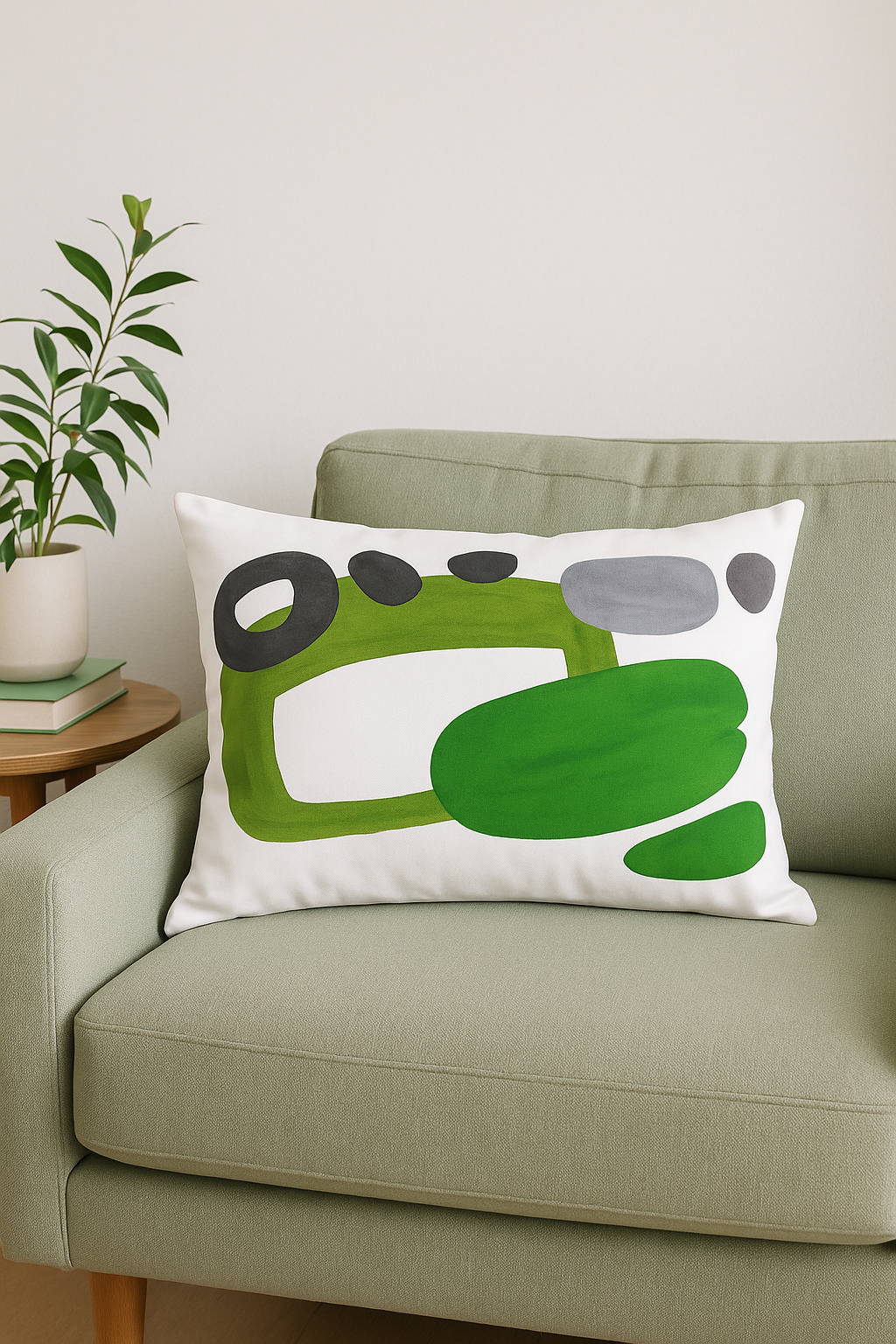 taie d'oreiller rectangulaire décorative avec soutien lombaire