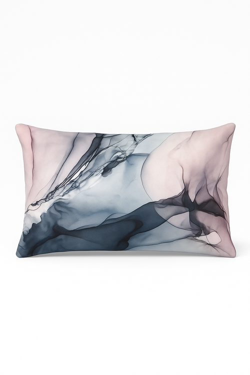 taie d'oreiller rectangulaire polyester rayures aquarelle chinoises