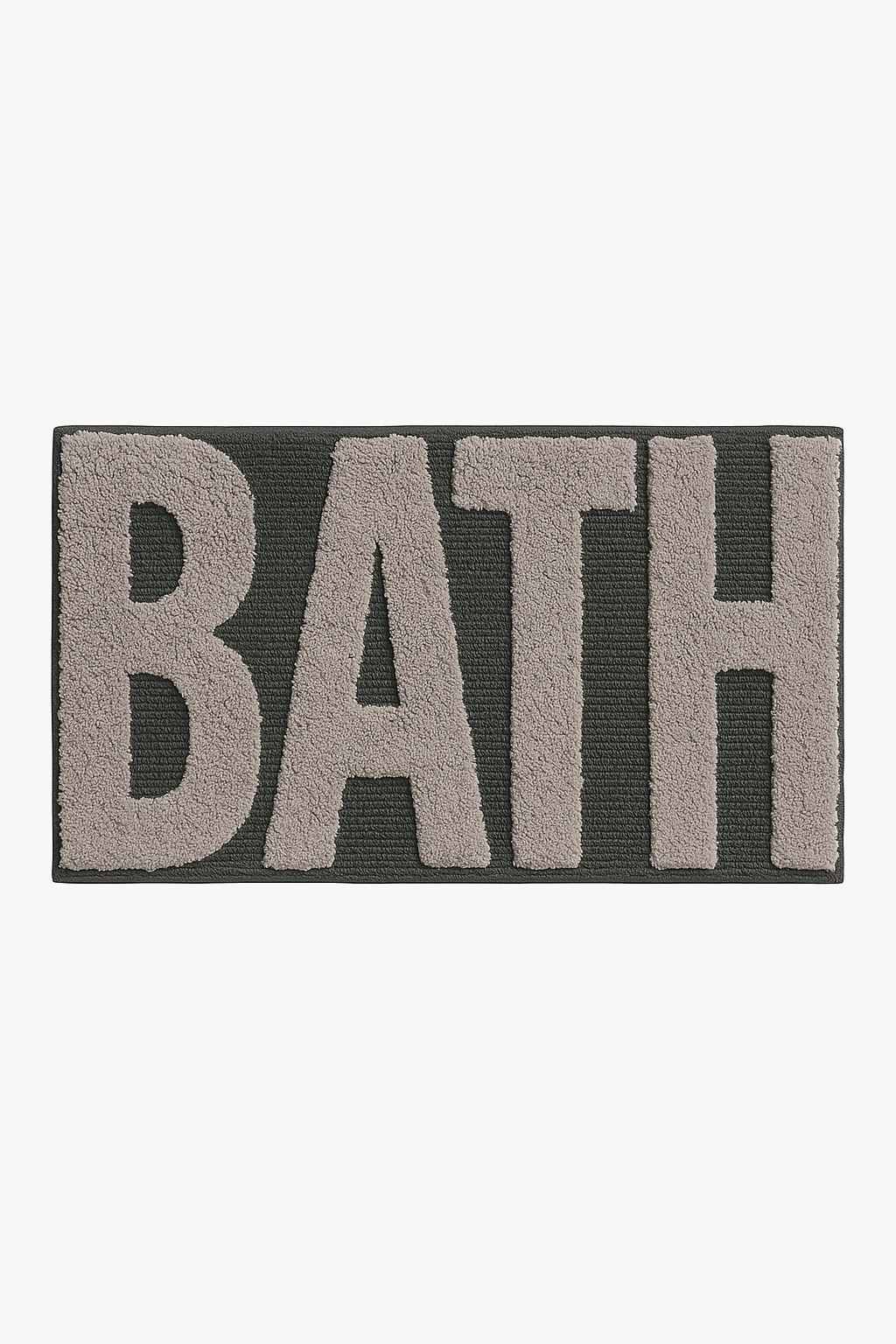 Tapis de bain antidérapant motif lettres spa mignon