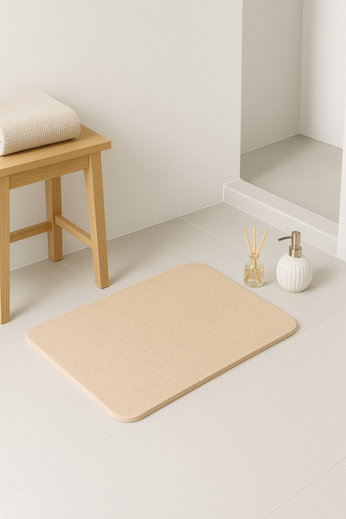 tapis de bain antiderapant drainant confort massage facile - vue 2 sur 2