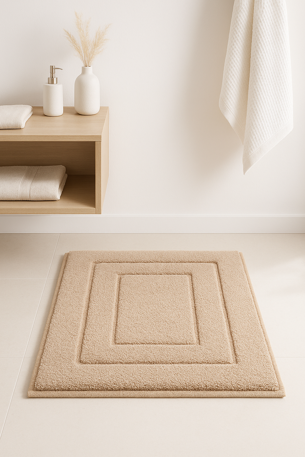 tapis de bain antiderapant microfibre epais absorbant moderne
