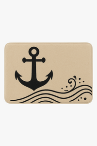 Tapis de bain antiderapant motif ocean absorbant decoratif