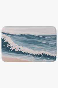 tapis de bain antiderapant motif ocean absorbant moderne