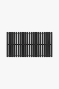 tapis de bain bambou antidérapant style spa élégant
