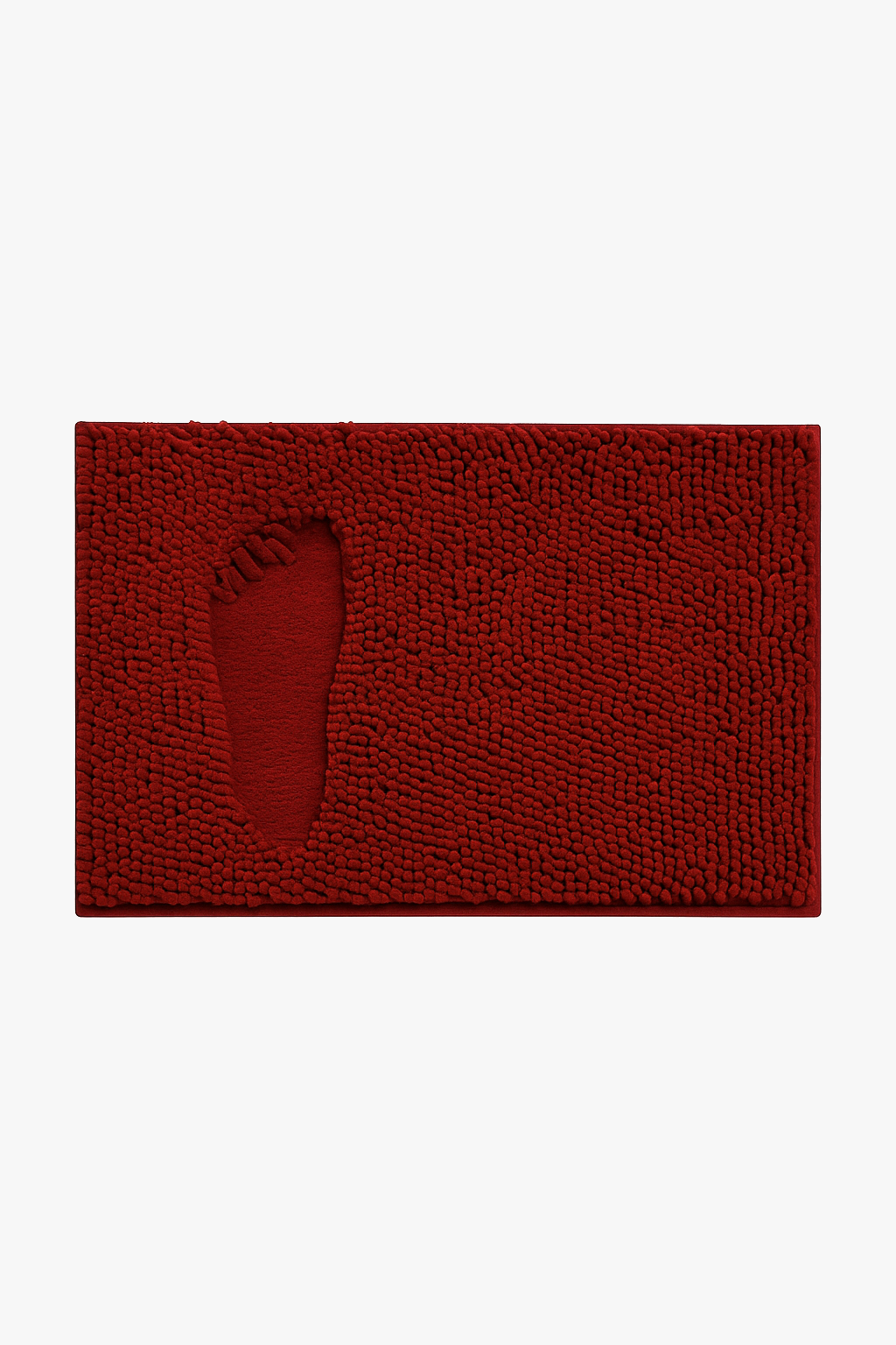 Tapis de bain chenille rayé ultra absorbant antidérapant