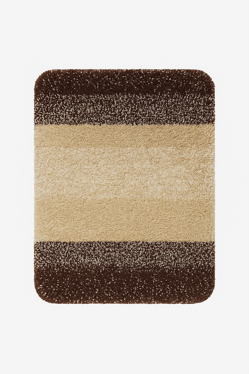Tapis de bain contour u doux absorbant antiderapant