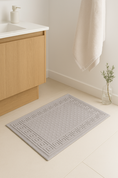 Tapis de bain coton absorbant motif cartoon moderne - vue 2 sur 2