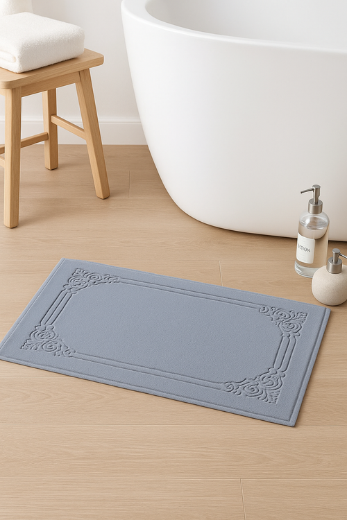 Tapis de bain coton épais style spa cartoon - vue 2 sur 2