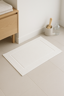 tapis de bain coton epais texture style minimaliste