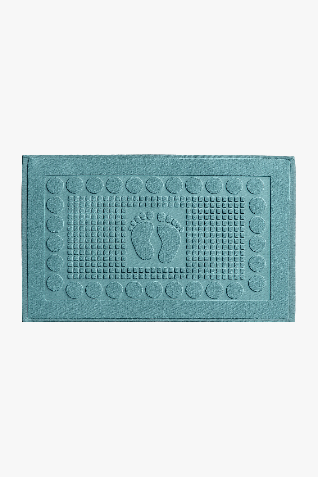 Tapis de bain coton motif cartoon style moderne