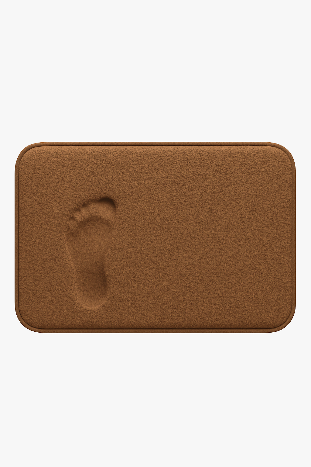 Tapis de bain epais antiderapant poils longs absorbant