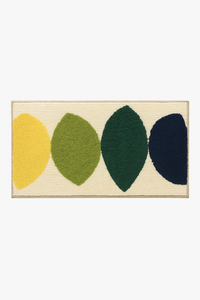 tapis de bain feuilles antiderapant microfibre doux absorbant