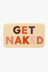 tapis de bain get naked shaggy tufté moelleux