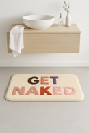 tapis de bain get naked shaggy tufté moelleux