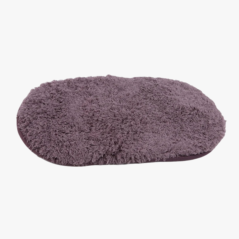 Tapis de bain microfibre antidérapant motif géométrique moderne