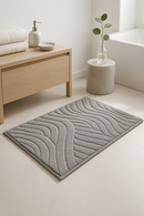 Tapis de bain microfibre épais motif cartoon moderne