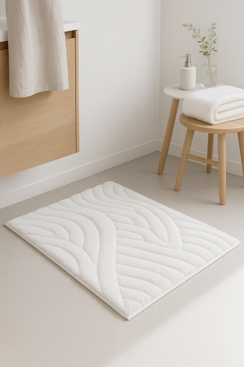 tapis de bain microfibre épais motif cartoon taille - vue 2 sur 2