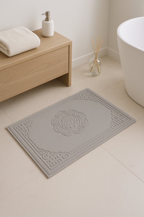 tapis de bain microfibre motif cartoon style americain - vue 2 sur 2