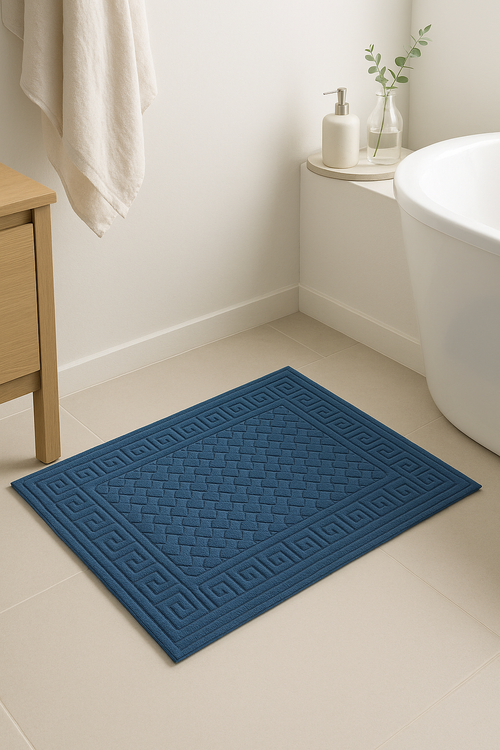 tapis de bain microfibre motif cartoon style americain