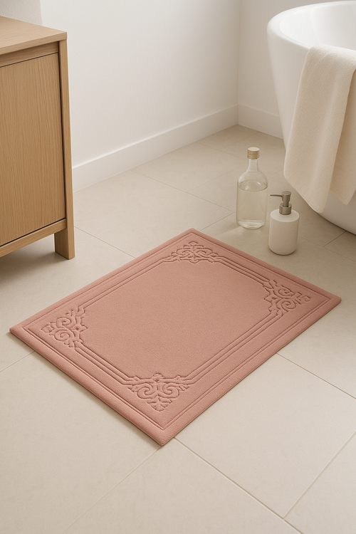 tapis de bain microfibre style cartoon pour salle - vue 2 sur 2