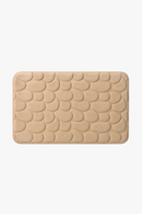 Tapis de bain motif pavés mousse mémoire antidérapant
