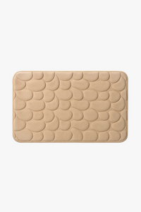 Tapis de bain motif pavés mousse mémoire antidérapant