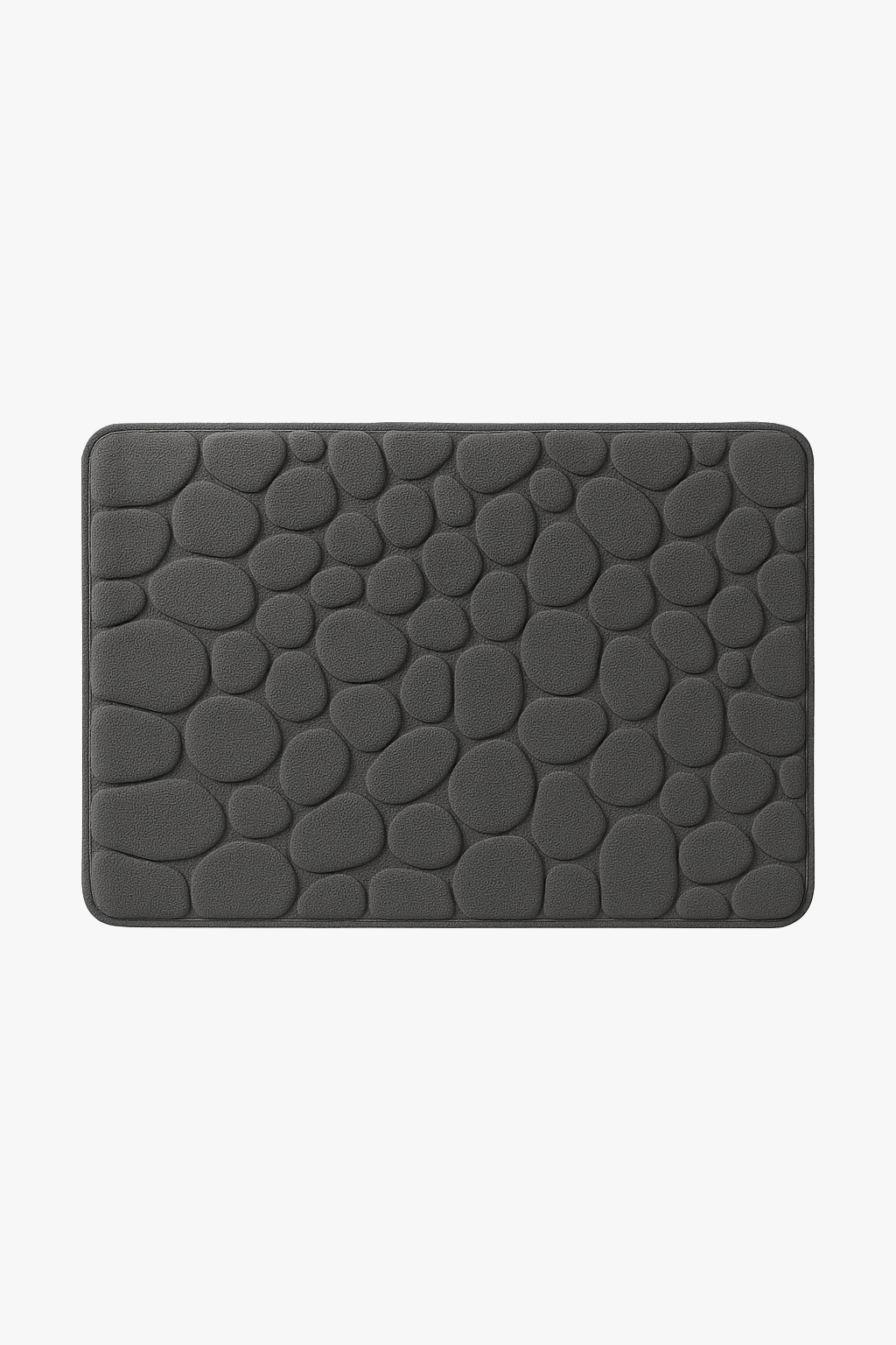 Tapis de bain mousse mémoire motif pavés antidérapant