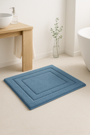 tapis de bain velours antidérapant absorbant double cadre