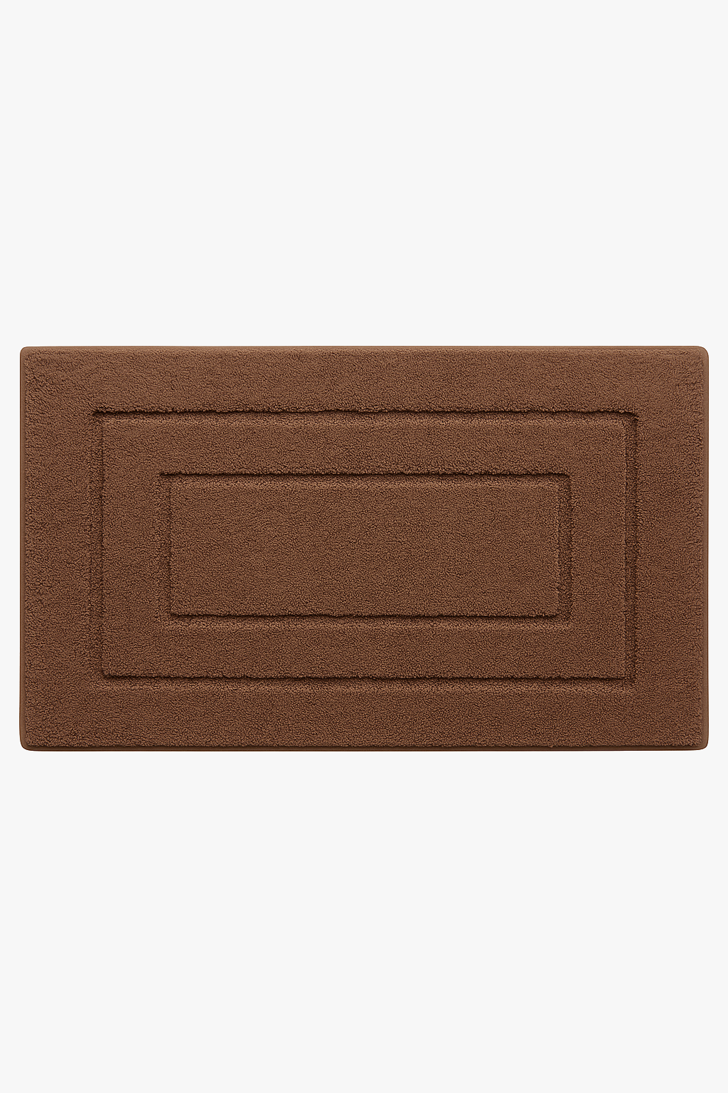 tapis de bain velours double cadre antidérapant absorbant