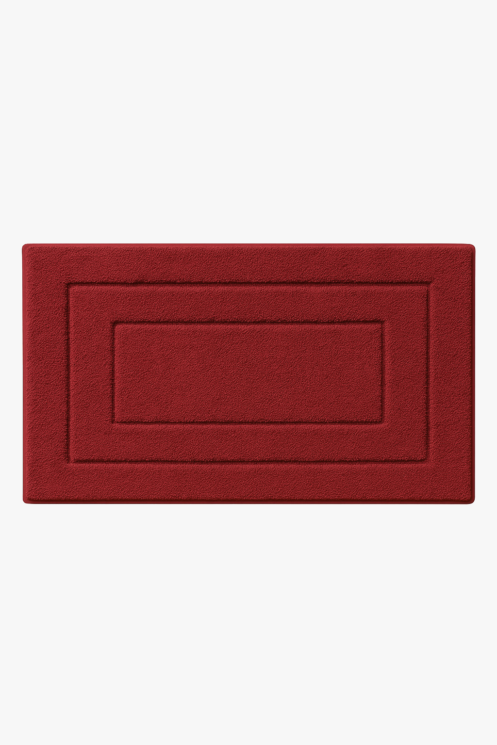 tapis de bain velours double cadre antidérapant absorbant