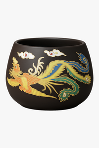 Tasse argile dragons phenix gongfu artisanale changeante